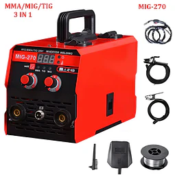FACE1435 Máquina 3 em 1 soldar 270A MIG MMA TIG MIG-270 20-250A