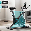FACE1438 Bicicleta estática indoor, volante 10 kg, ajustável, resistência, máximo 120 kg