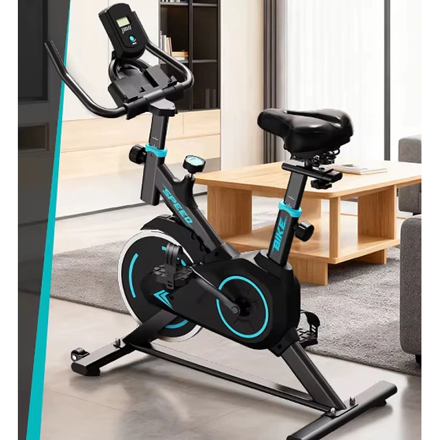 FACE1438 Bicicleta estática indoor, volante 10 kg, ajustável, resistência, máximo 120 kg