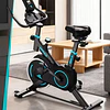 FACE1438 Bicicleta estática indoor, volante 10 kg, ajustável, resistência, máximo 120 kg