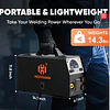 FACE900 Máquina soldar 5 in 1 MIG-185A LCD  MIG MMA Lift TIG Gás Misto MIG MULTIFUNÇÕES