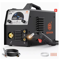 FACE900 Máquina soldar 5 in 1 MIG-185A LCD  MIG MMA Lift TIG Gás Misto MIG MULTIFUNÇÕES