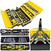 FACE1445 Caixa Ferramentas Chaves diversas  87 pcs Soquetes 