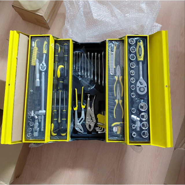 FACE1445 Caixa Ferramentas Chaves diversas  87 pcs Soquetes 