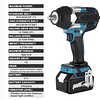 FACE719 Chave impacto sem escova 1800 NM  1/2  compativel makita 18v 