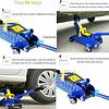 FACE1450 KIT Macaco 2T + preguiças 2T automóveis mecânica caseira 125 mm/335 mm COM MALA