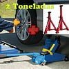 FACE1450 KIT Macaco 2T + preguiças 2T automóveis mecânica caseira 125 mm/335 mm COM MALA