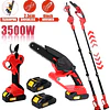 FACE1454 PACK motosserra + tesoura poda com braço extensivel e duas baterias