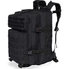 FACE1456 Mochila Militar Preta Tática Impermeável 45L
