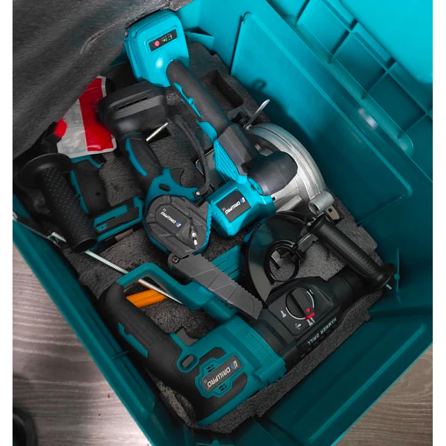 FACE1457 Super Pack 6 ferramentas elétricas com duas ou 4 bateria mais mala  