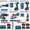 FACE1457 Super Pack 6 ferramentas elétricas com duas ou 4 bateria mais mala  