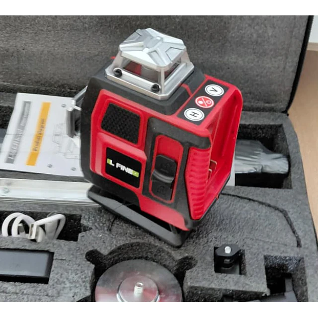 FACE1463 Nível Laser  16 Linhas Autonivelante, 360° 4 Tripé de 1,2 m