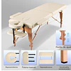 FACE1467 Marquesa massagens madeira cor creme 213 x 61 x 83,1 cm