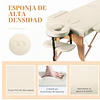 FACE1467 Marquesa massagens madeira cor creme 213 x 61 x 83,1 cm