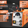 FACE1471 Soldar MIG 200A 5 em 1 mig mma lift com cabos e rolo fio