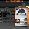 FACE1471 Soldar MIG 200A 5 em 1 mig mma lift com cabos e rolo fio
