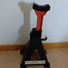 FACE1472 cavaletes automóvel 6T reguláveis 37-58 cm, apoio estável com bloqueio de segurança para garagem