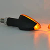 2 piscas universais preto/fumo moto 12v led