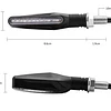 2 piscas universais motos led 12v flexiveis