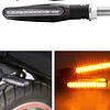 2 piscas universais motos led 12v flexiveis