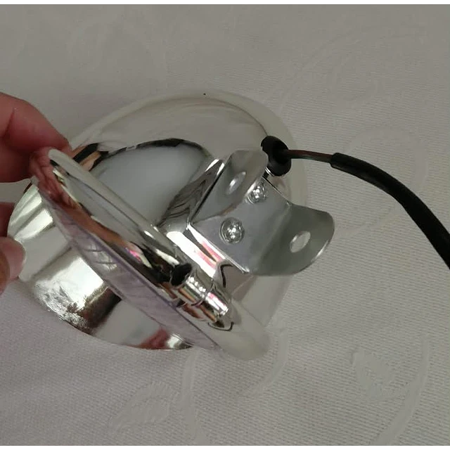 FACE1474 2PCS Farol 12V para motos shooper custom universais