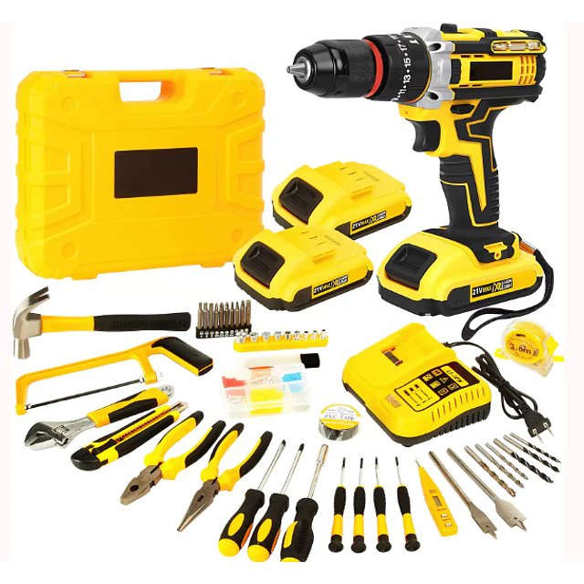 FACE1475 Kit multi ferramentas com aparafusadora e duas baterias 