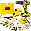FACE1475 Kit multi ferramentas com aparafusadora e duas baterias 