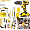 FACE1475 Kit multi ferramentas com aparafusadora e duas baterias 