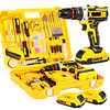 FACE1475 Kit multi ferramentas com aparafusadora e duas baterias 