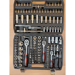 FACE1060 Roquete chaves 172 peças  de 1/2" e 1/4" e 3/8" Catraca (72 dentes) 172 peças 