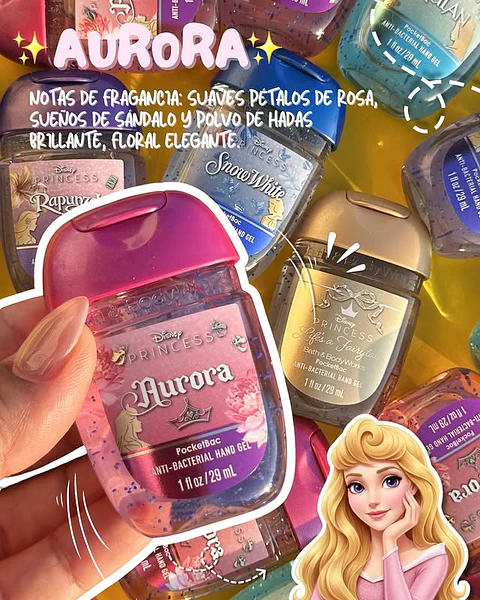 Alcohol Gel Princesas