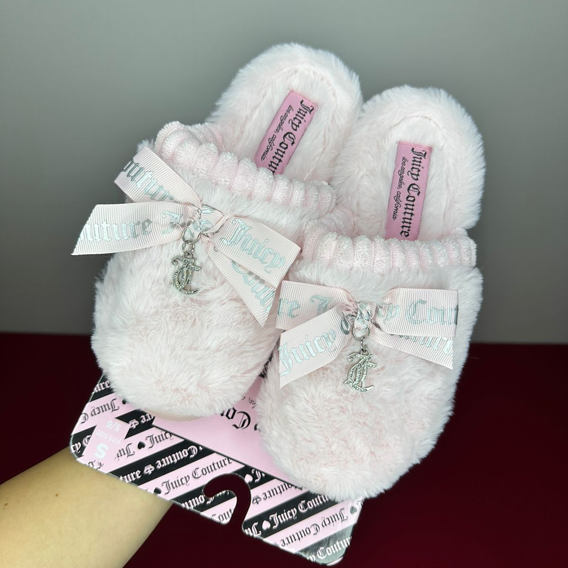 Pantuflas Rosa JUICY COUTURE 1