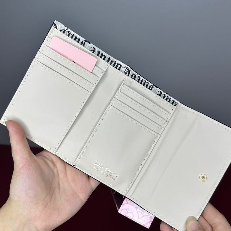 Billetera Negra JUICY COUTURE Cajita  2