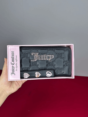 Billetera Negra Grande JUICY COUTURE 