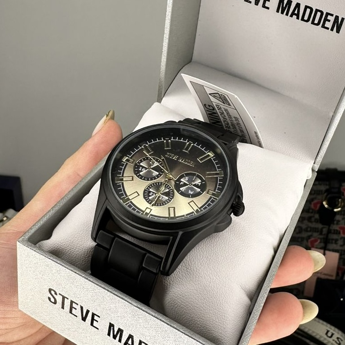 Reloj STEVE MADDEN Negro  Hombre  2