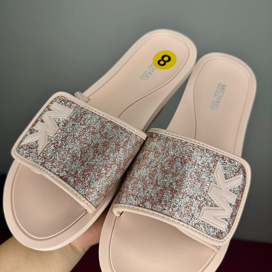 Sandalias MICHAEL KORS Rosa con plateado  1