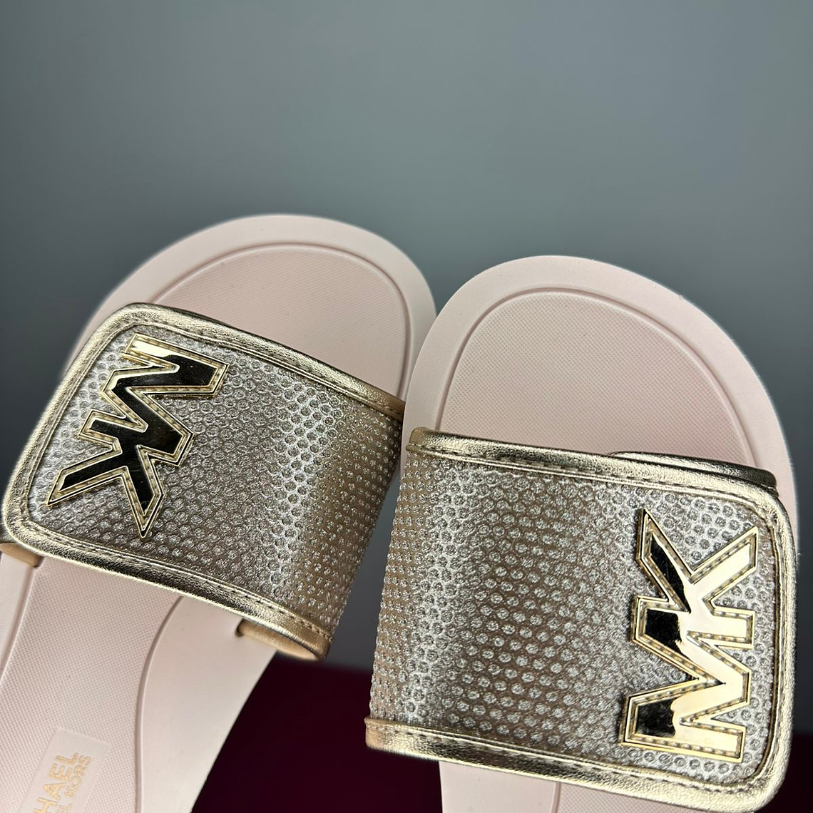 Sandalias MICHAEL KORS Rosa con Dorado  2