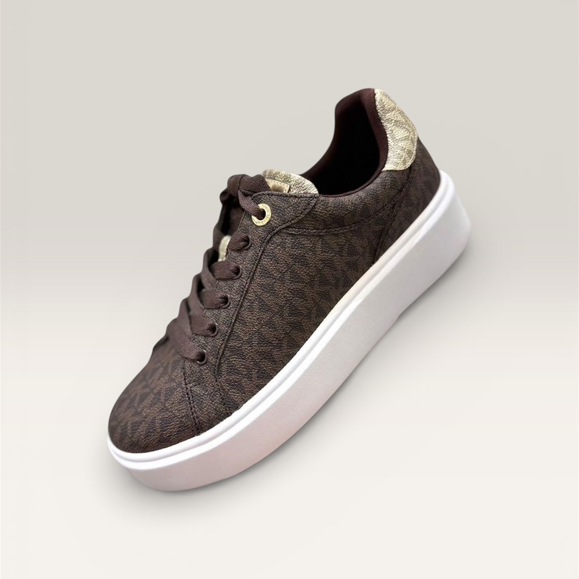 Zapatillas Michael Kors Romey Café  1