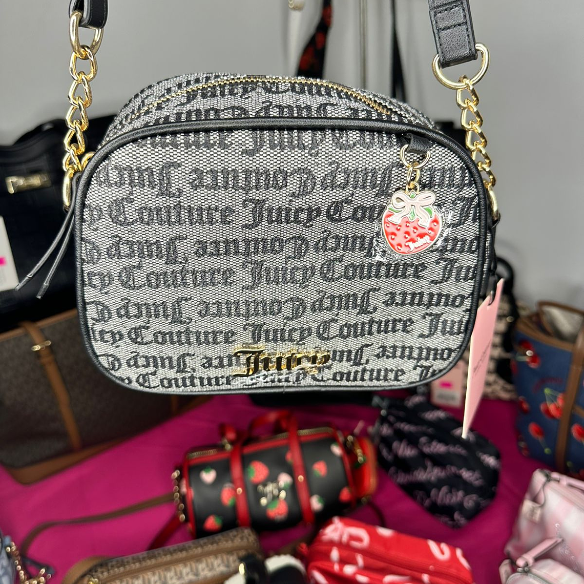 Crossbody Juicy Couture Gris Fresa  2