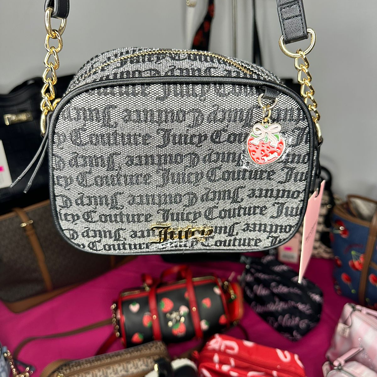 Crossbody Juicy Couture Gris Fresa  2