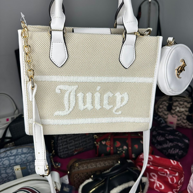 Mini tote Juicy Couture Nude 3