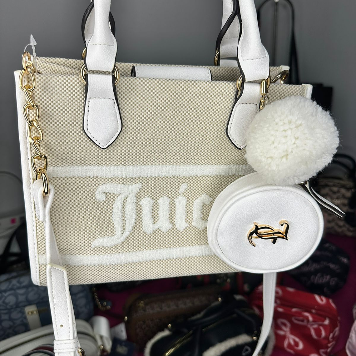 Mini tote Juicy Couture Nude 1