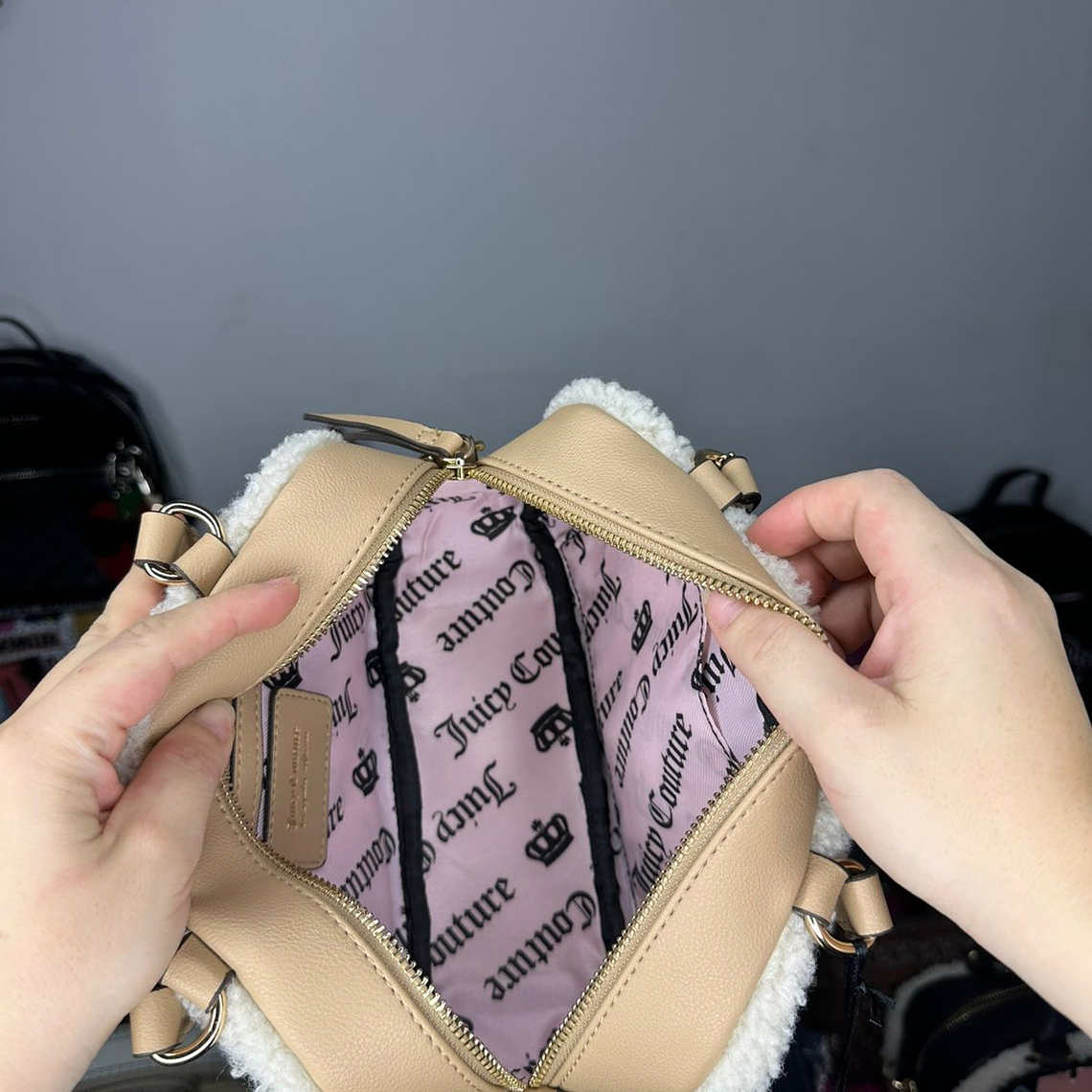 Crossbody Juicy Couture Beige Chiporro  3