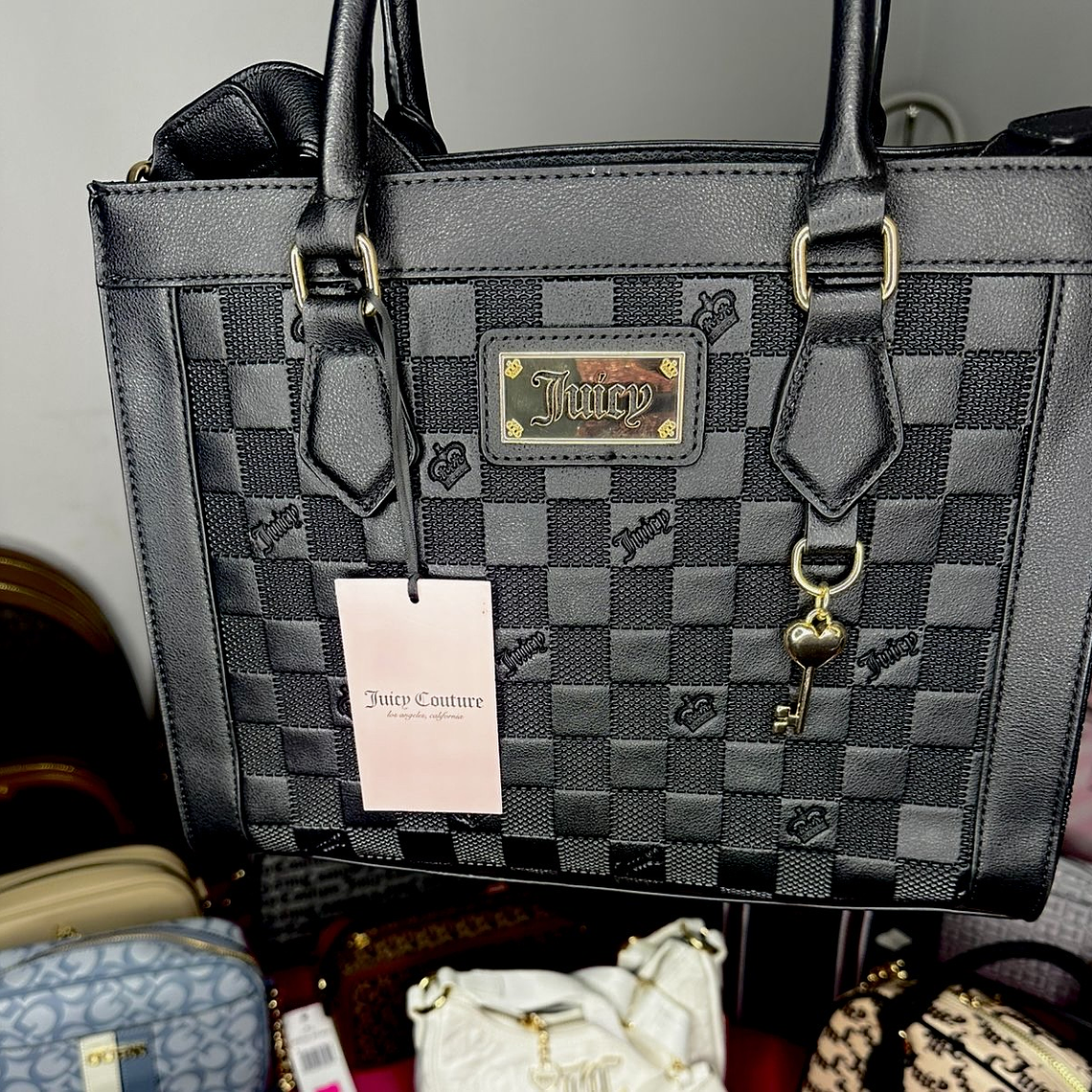 Tote Mediano Juicy Couture Negro  1