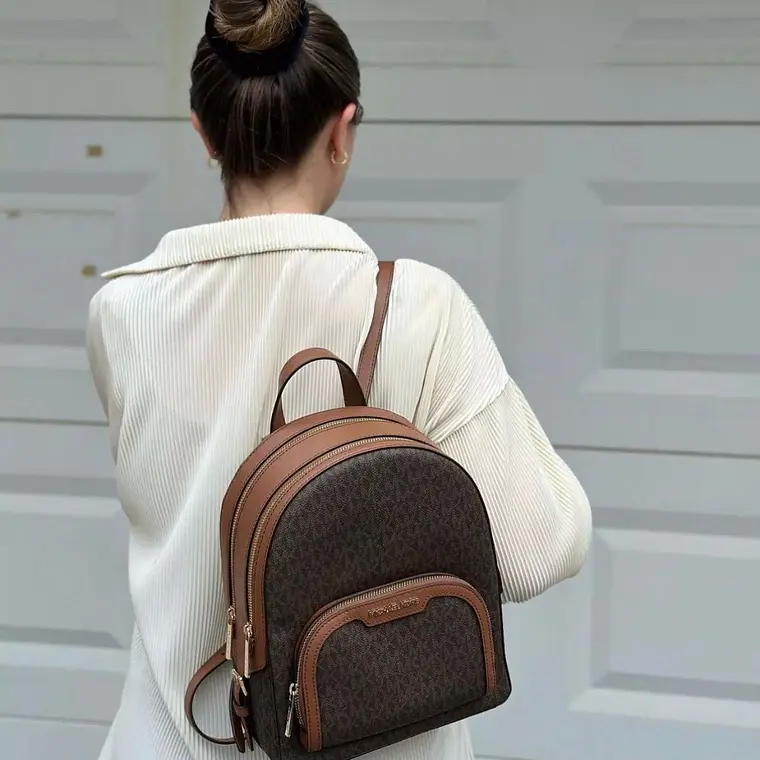 Mochila Michael Kors Mediana Café 4