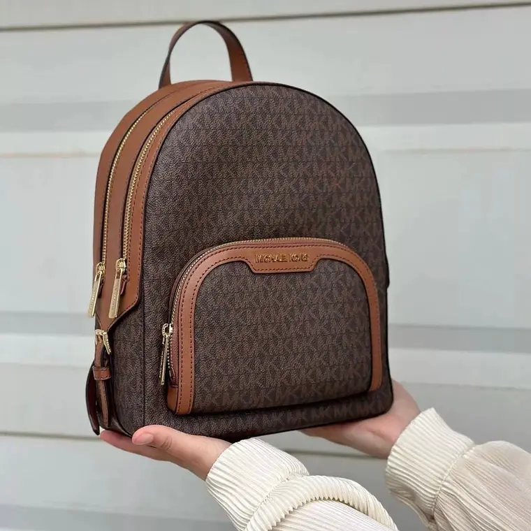 Mochila Michael Kors Mediana Café 5