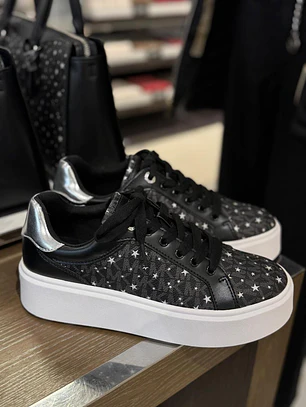 Zapatillas Michael Kors Romey Estrellas Negras