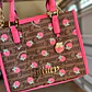Mini tote/Crossbody Juicy Couture café fresa - Miniatura 1