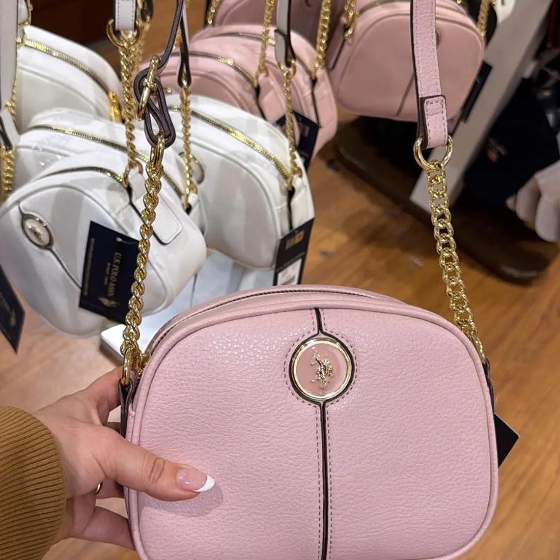Crossbody Polo Rosado  2