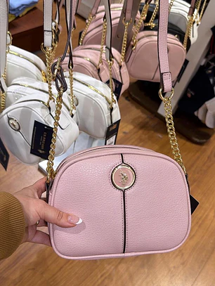 Crossbody Polo Rosado 